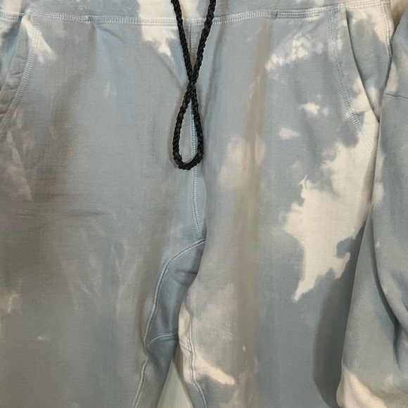 Kids Tie-Dye Hoodie and Joggers Set - Blue and White - Picture 4 of 6